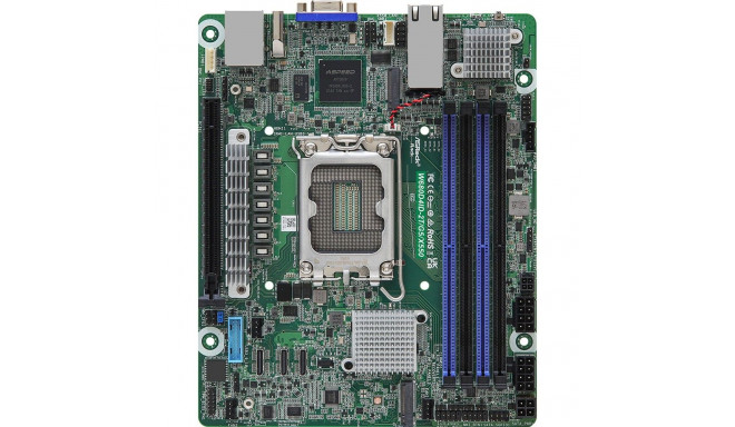 "ASRock Mainboard W680D4ID-2T/G5/X550 mini-DTX Sockel 1700 DDR5-only Single"
