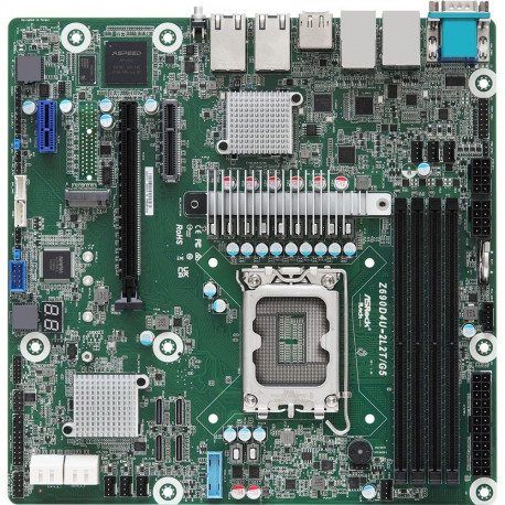 "ASRock Mainboard Z690D4U-2L2T/G5 micro-ATX Sockel 1700 DDR5-only Single"