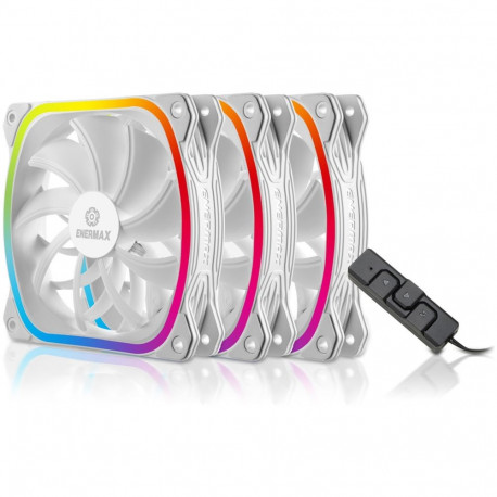 "120mm Enermax SquA RGB UCSQARGB12P-W-BP3"