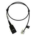 "JABRA QD Cord to RJ45 straight 0.5meters for Agfeo ST40"