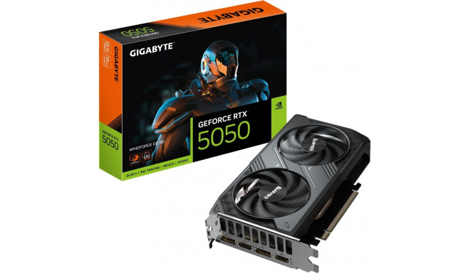 "RTX 5050 8GB Gigabyte WINDFORCE OC GDDR6"