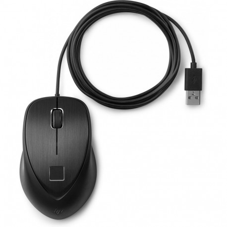 "HP Maus USB Fingerprint Laser-3Tasten-kabelgebunden-USB"