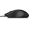"HP 105 Wired Mouse Black USB-A"