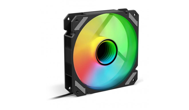 "120mm Sharkoon SHARK Mirror RGB PWM Black"