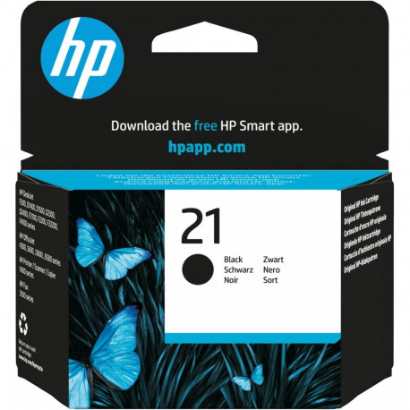 "HP 21 original Ink cartridge C9351AE UUS black standard capacity 5ml 190 pages 1-pack"