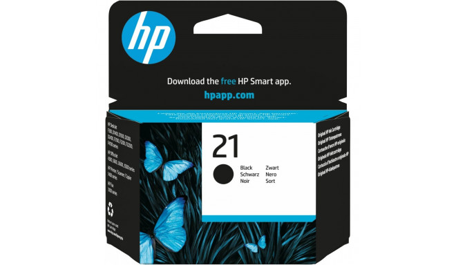 "HP 21 original Ink cartridge C9351AE UUS black standard capacity 5ml 190 pages 1-pack"