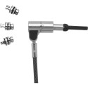 "Dicota Universal Sec.Cable Lock,3Exchangeable,masterkeyed"