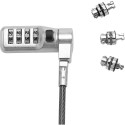 "Dicota Univ.Sec.Cable Lock, 3 Exchangeable heads,combination"
