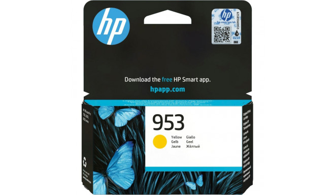 "HP 953 original Ink cartridge F6U14AE BGX Yellow 700 Pages"