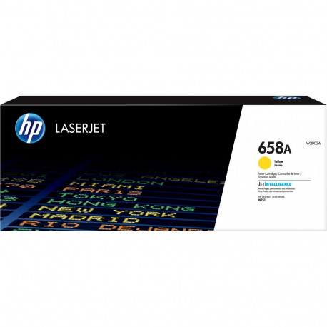 "HP 658A Yellow LaserJet Toner Cartridge"