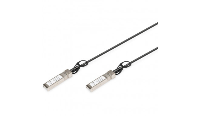 "Kabel SFP+ 10G DAC 10.0m schwarz AWG 24 MSA"