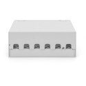 "DIGITUS Patchpanel 6-Port Modular Patchpanel weiß"