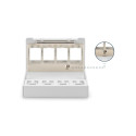 "DIGITUS Patchpanel 4-Port Modular Patchpanel weiß"