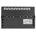 "DIGITUS Patchpanel 1HE 8-Port Cat6 geschirmt schwarz"