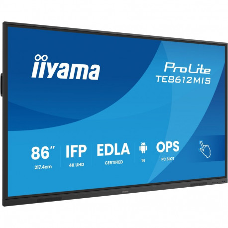 "IIYAMA DS TE8612MIS 217cm IPS TOUCH 86''/3840x2160/VGA/2xHDMI/2xUSB-C"