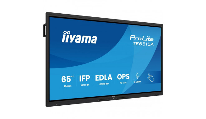 "IIYAMA DS TE6515A 163.9cm IPS TOUCH 65''/3840x2160/2xHDMI/DP/5xUSB/USB-C"