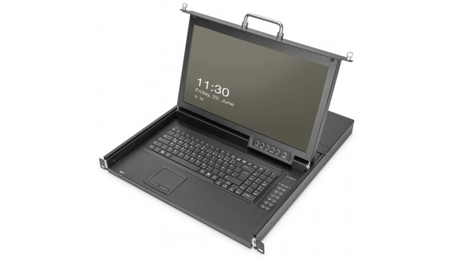 "DIGITUS Modulare Konsole 17""HD LCD, 1-port VGA KVM US"