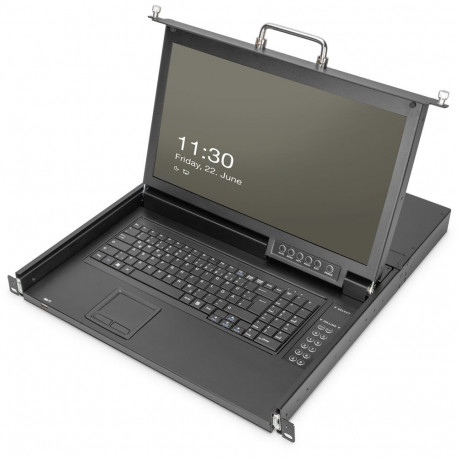"DIGITUS Modulare Konsole 17""HD LCD,8-port CAT5 KVM US"