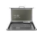 "DIGITUS Modulare Konsole 17""HD TFT, 1-port VGA KVM Deutsch"