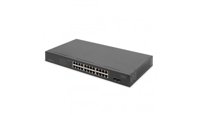 "DIGITUS Switch 24-Port Gigabit Unmanaged schwarz"