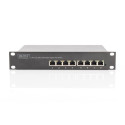 "DIGITUS Switch 8-Port Gigabit 80W PoE Unmanaged schwarz"