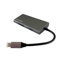 "LC-Power LC-HUB-C-MULTI-5 USB-C auf 3xUSB-A/USB-C/HDMI/MicroSD/SD/LAN"