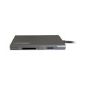 "LC-Power LC-HUB-C-MULTI-5 USB-C auf 3xUSB-A/USB-C/HDMI/MicroSD/SD/LAN"