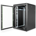 "DIGITUS Netzwerkschrank Unique 22HE 1164x800x800mm schwarz (Speditionsversand)"