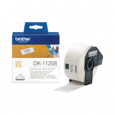 "Brother Adressetiketten DK11208 400 Blatt"