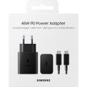"Samsung Schnellladegerät 45W Netzteil inkl. Datenkabel USB Type-C black"
