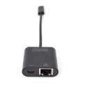 "DIGITUS USB Type-C Gigabit Ethernet Adapter, PD Unterstüt."