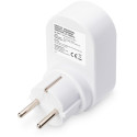"DIGITUS Universal Steckdosenadapter mit 2 x USB-A"