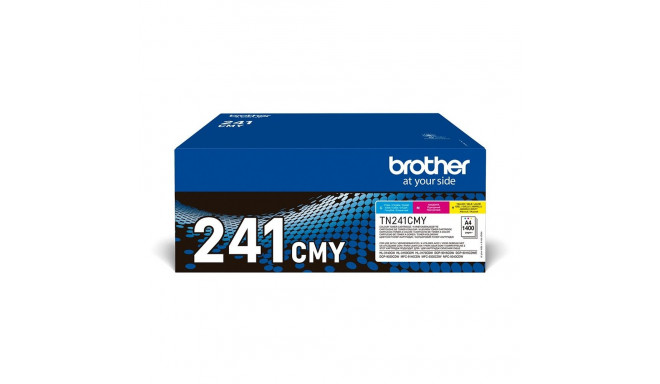 "Brother Toner TN-241CMY Multipack (C/M/Y) bis zu 1.400 Seiten nach ISO/IEC 19798"