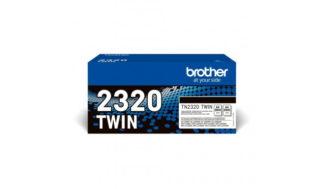 "Brother Toner TN-2320TWIN Schwarz 2er Pack bis zu 2.600 Seiten nach ISO/IEC 19752"
