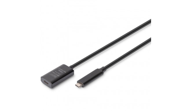 "DIGITUS Verlängerungskabel USB-C->USB-C St./Bu. 10G 5,00m"
