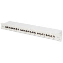 "DIGITUS Patchpanel 1HE 24-Port Cat6a geschirmt lichtgrau"