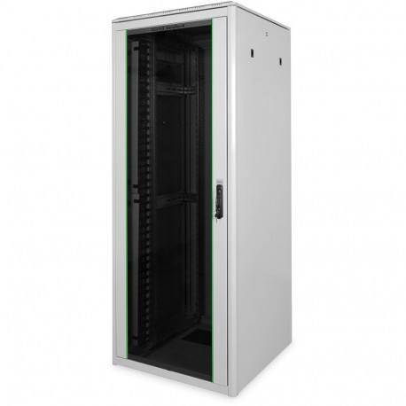 "DIGITUS 42HE Netzwerkschrank varioFLEX 2022x800x800mm grau (Speditionsversand)"