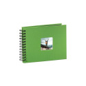 "Hama Fine Art Spiral apfelgrn 24x17 50 schwarze Seiten 94880"