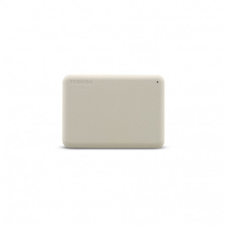 "Toshiba Storage Canvio Advance 2 TB, Externe Festplatte (beige, Micro-USB-B 3.2 Gen 1 (5 Gbit/s))"