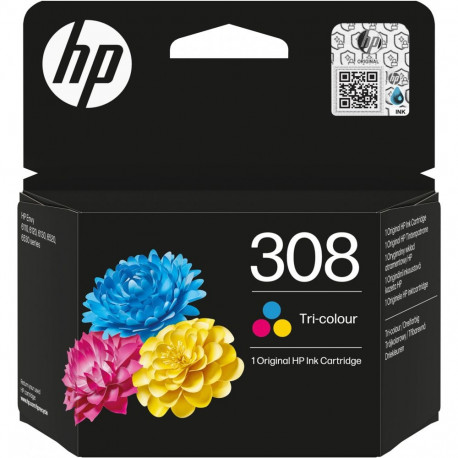 "HP 308 Tri-color Original Ink Cartridge"