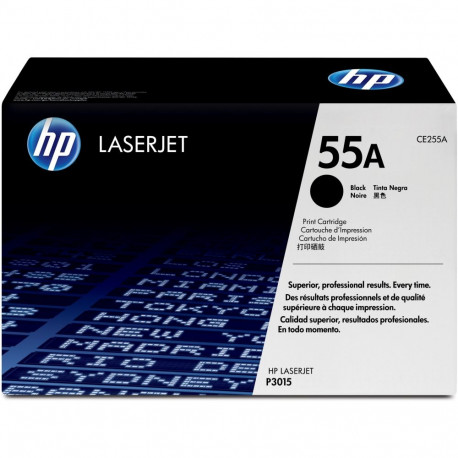 "HP 55A original LaserJet Toner cartridge CE255A black standard capacity 6.000 pages 1-pack"