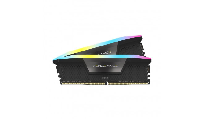 "64 GB Corsair DIMM 5200 (2x 32 GB) Dual-Kit (schwarz. CMH64GX5M2B5200C40. Vengeance RGB. INTEL XMP)