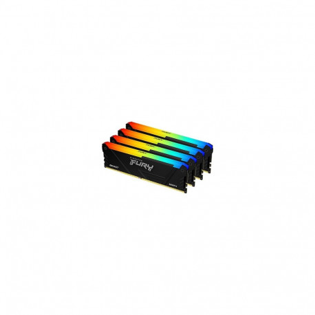 "KINGSTON 64GB 3600MT/s DDR4 CL18 DIMM Kit of 4 FURY Beast RGB"