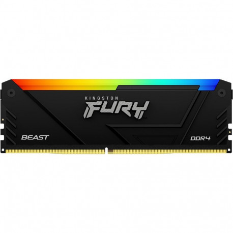 KINGSTON mälumoodul FURY Beast 16GB 3200MT/s DDR4 CL16 DIMM 1Gx8 RGB