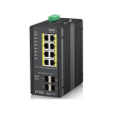 "8+4P Zyxel RGS200-12P POE industrial"