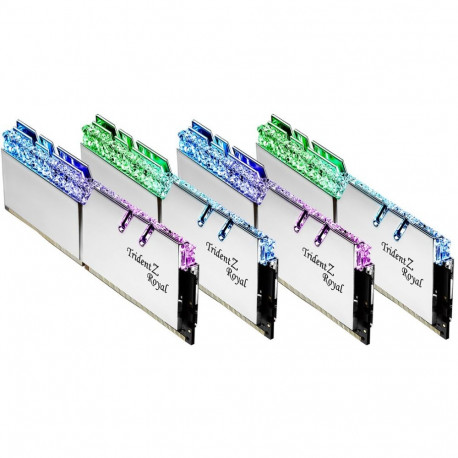"G.Skill DIMM 64 GB DDR4-3600 (4x 16 GB) Quad-Kit (silber. F4-3600C16Q-64GTRSC. Trident Z Royal. INT