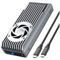 "GRAUGEAR externes Gehäuse M.2 NVMe mit Lüfter 20Gbit"