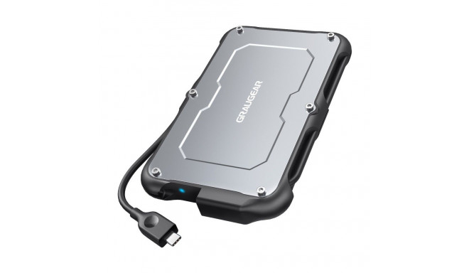 "GRAUGEAR externes Festplatten Gehäuse 2.5""HDD/SSD USB 3.2 Spritzs"