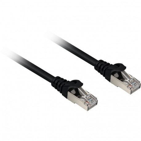 "Sharkoon Patchkabel RJ45 Cat.6a SFTP (schwarz. 20 Meter. LSOH (Halogenfrei))"