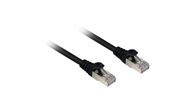 "Sharkoon Patchkabel RJ45 Cat.6a SFTP (schwarz. 20 Meter. LSOH (Halogenfrei))"